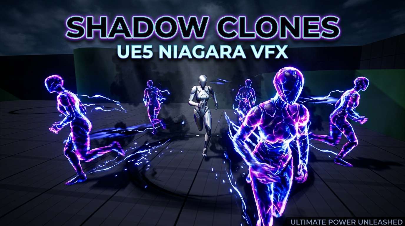 Shadow Clones in Unreal Engine 5 Niagara