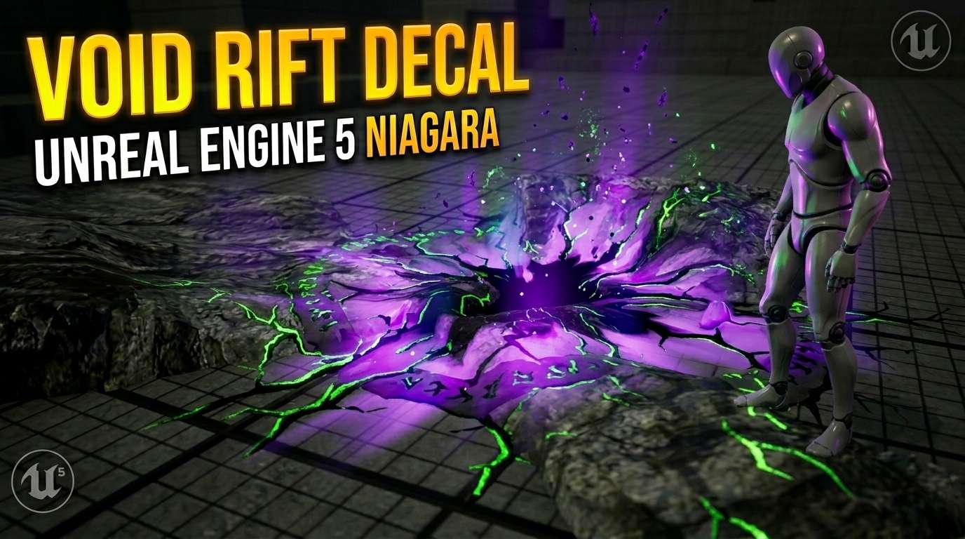 Void Rift Decal in Unreal Engine 5 Niagara