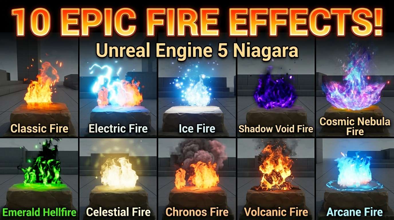 10 Fire with User Parameters in Unreal Engine 5 Niagara