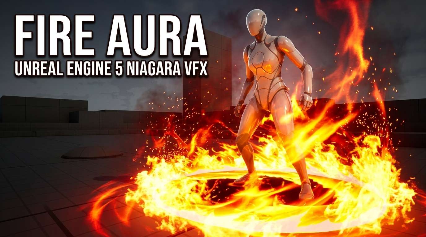 Fire Aura in Unreal Engine 5 Niagara