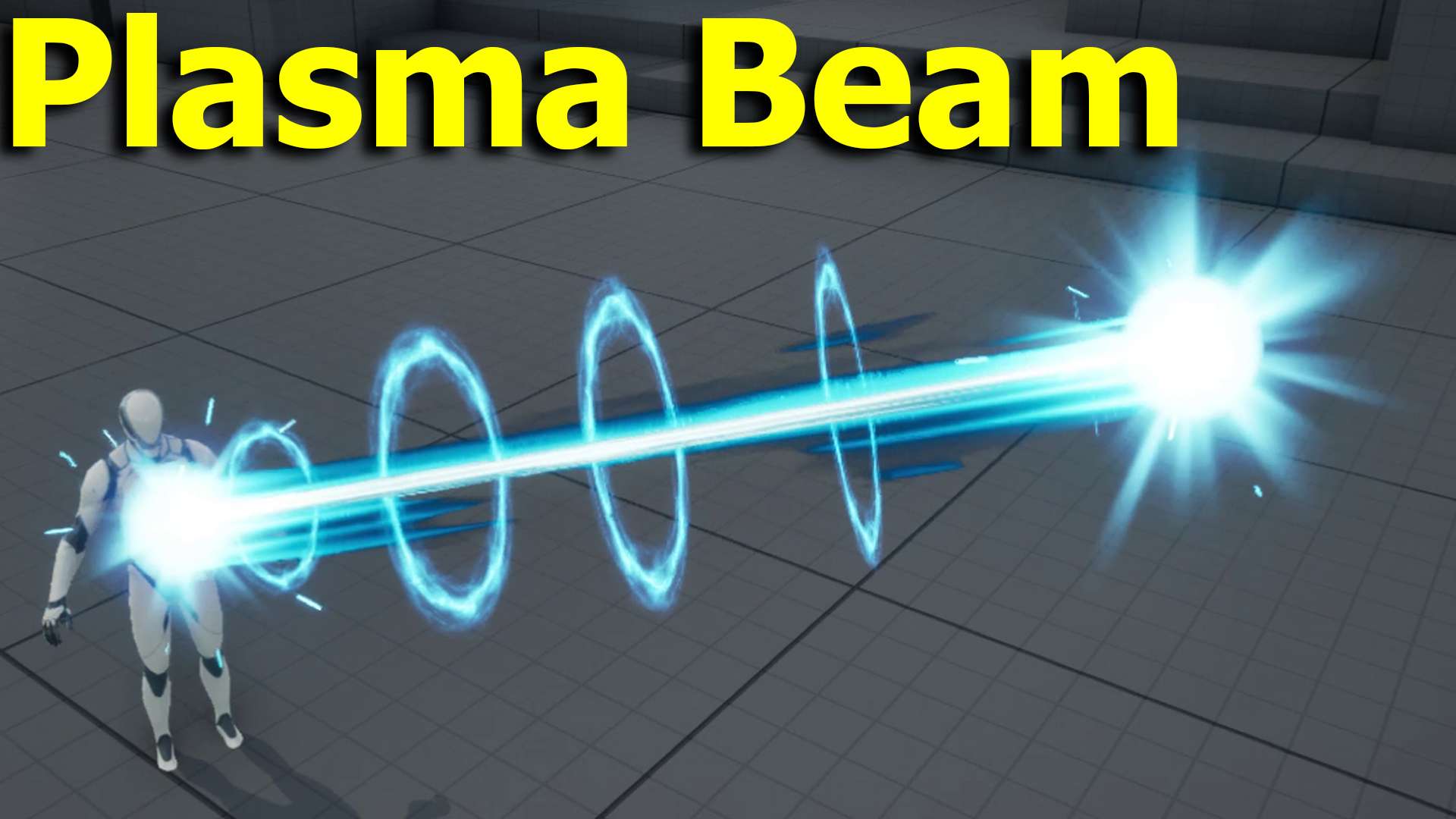 Plasma Beam in Unreal Engine 5 Niagara