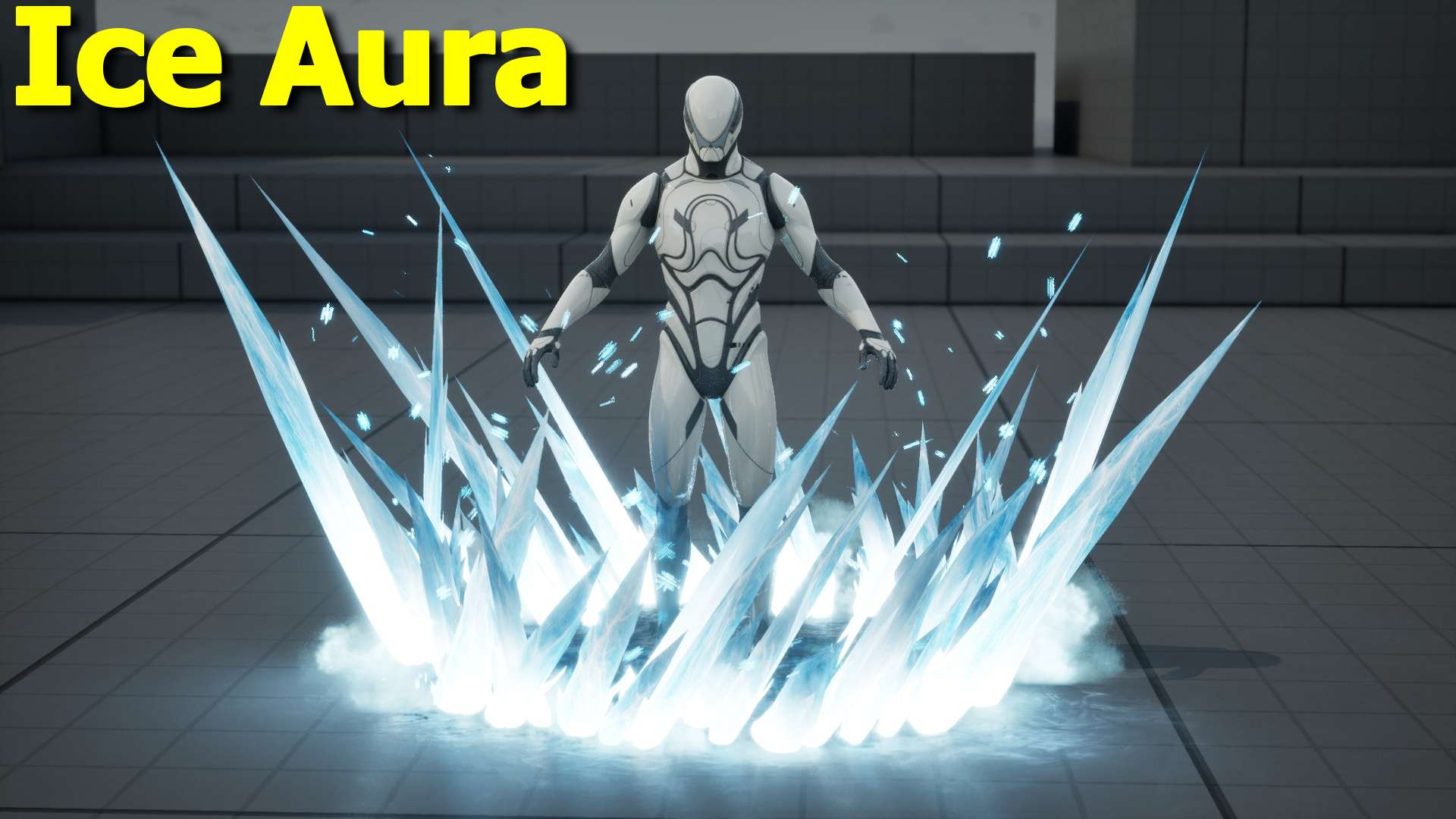 Ice Aura in Unreal Engine 5 Niagara