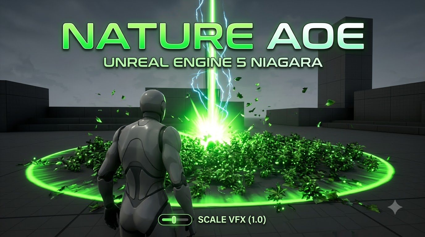 Nature AOE in Unreal Engine 5 Niagara